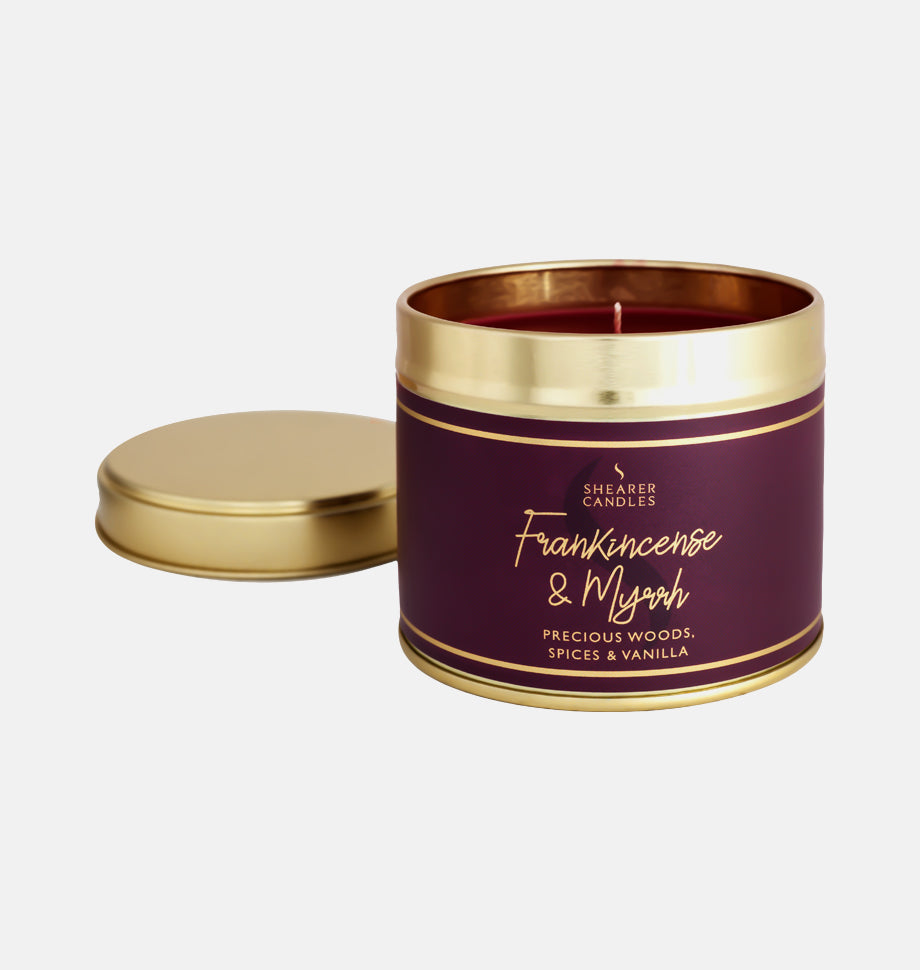 Frankincense & Myrrh Candle Tin – ClydeCandles