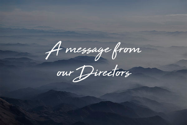 Message From Our Directors
