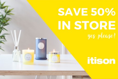 Save 50% with a voucher from Itison