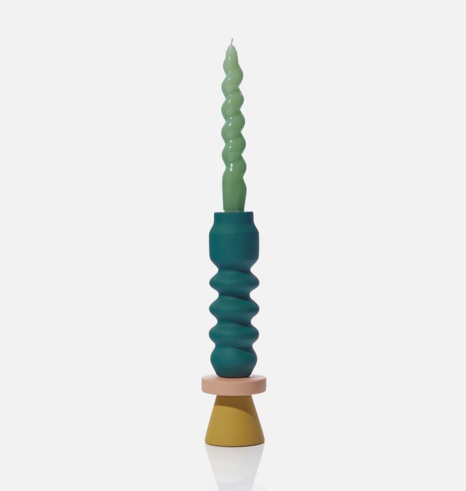 green candlestick