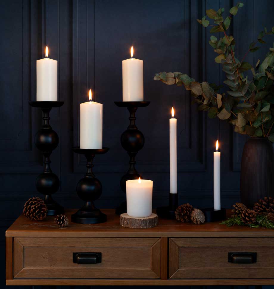 Mantelpiece Candle With Gift Box