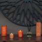 Orange Pomander Tall Pillar Jar Candle