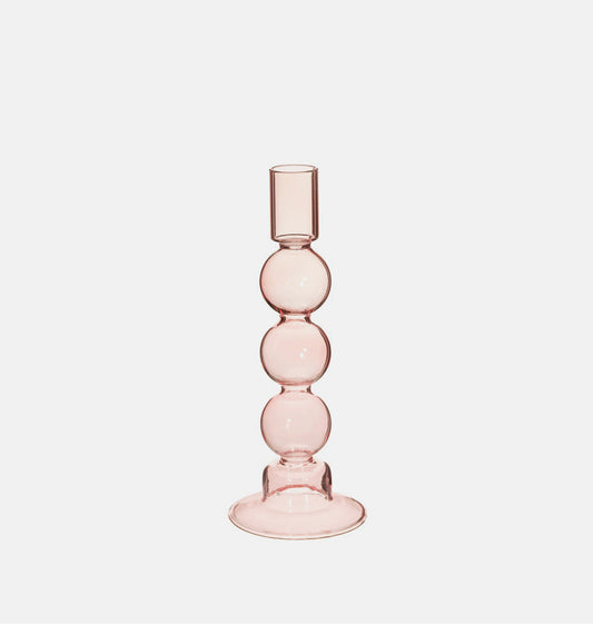 Pink Bubble Candleholder