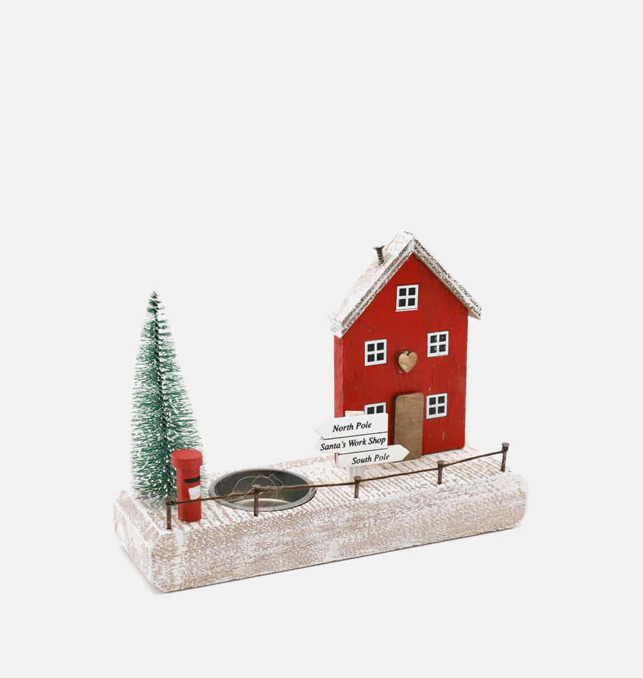 Christmas House Tealight Holder