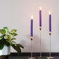  Purple 10 inch Dinner Candles x 6 - Shearer Candles