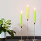 Lime Green 10 inch Dinner Candles x 6 - Shearer Candles