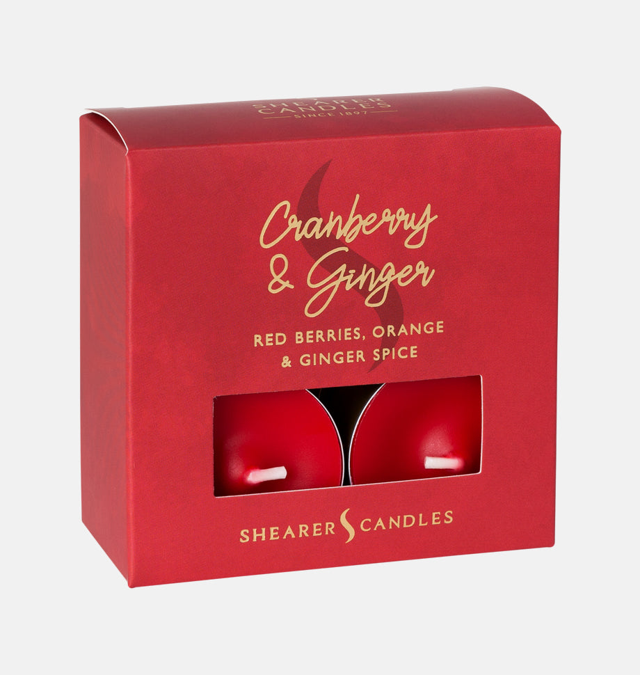Cranberry and Ginger Tealights